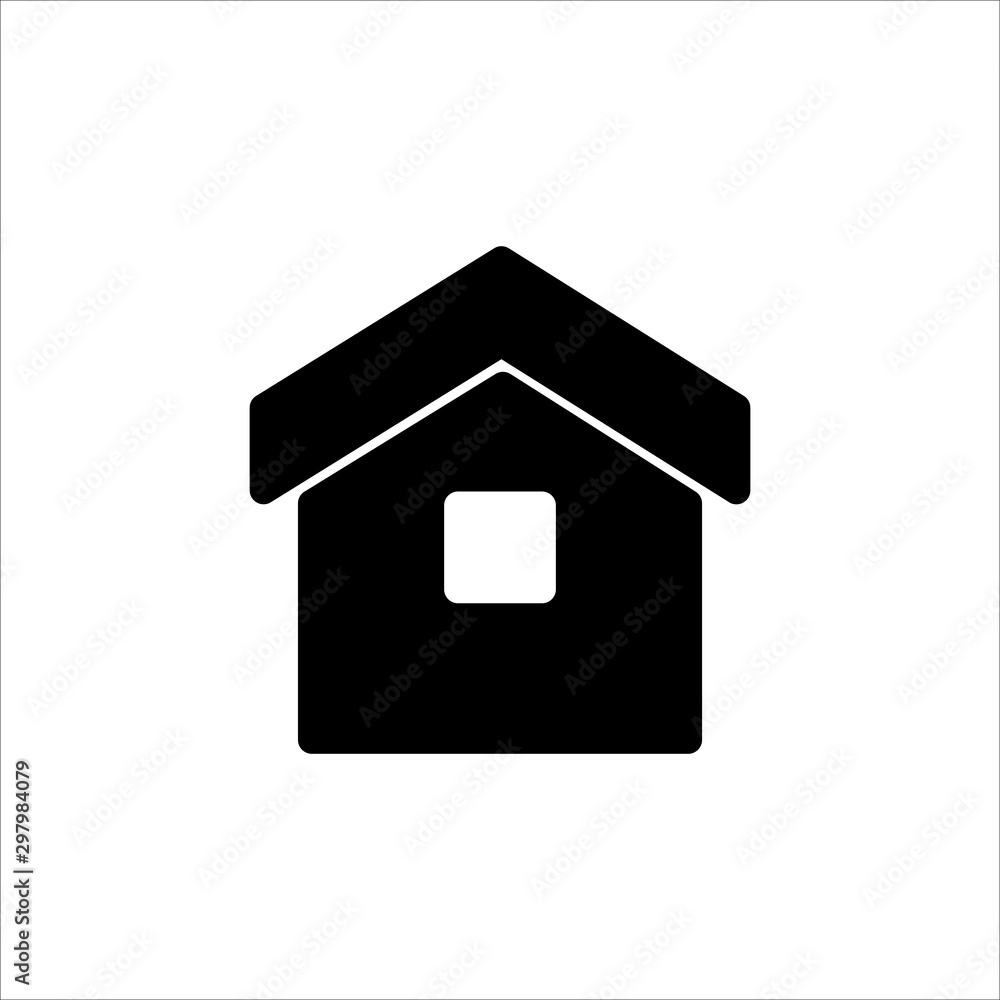 Vector home icon. symbol of house or building with trendy flat style icon for web site design, logo, app, UI isolated on white background Vector home icon. symbol of house or building with trendy flat style icon for web site design, logo, app, UI isolated on white background