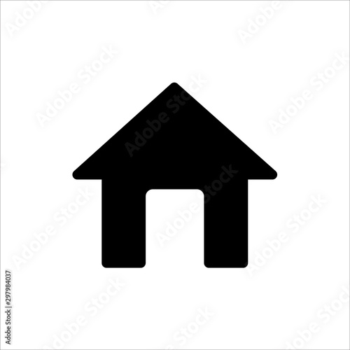 Vector home icon. symbol of house or building with trendy flat style icon for web site design, logo, app, UI isolated on white background
