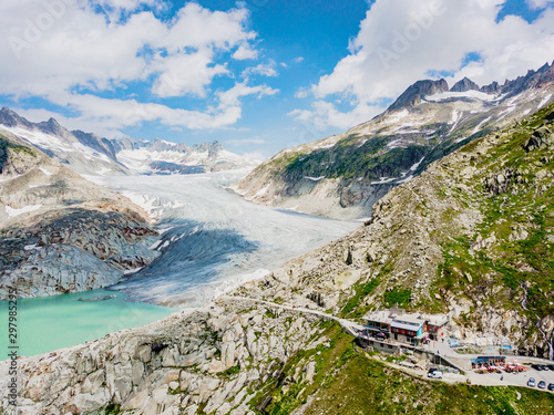 Rhone glacier switzerland