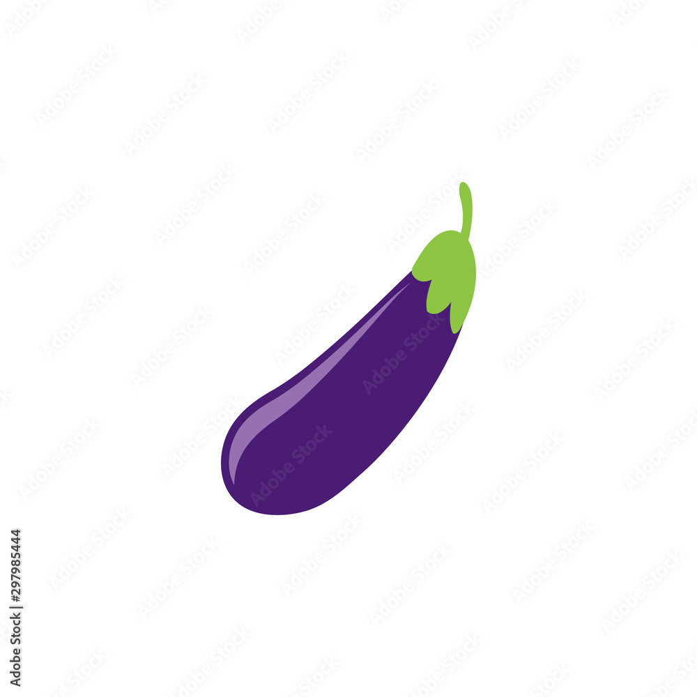 Eggplant logo for design.vector Eggplant logo for design.vector