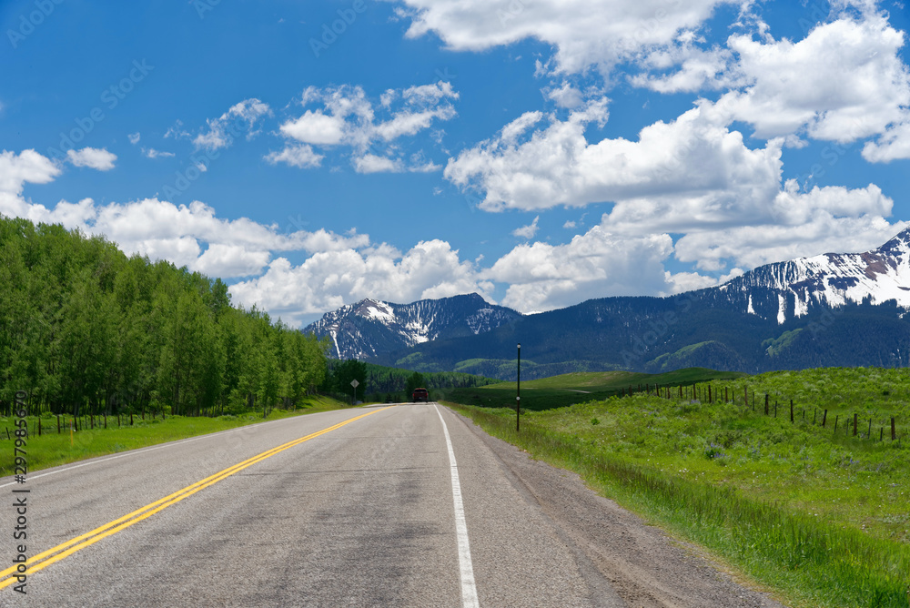 Fototapeta premium Scenery along the San Juan Skyway, Colorado