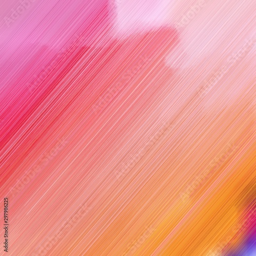 Wallpaper Mural diagonal lines background or backdrop with light coral, bronze and pink colors. digital abstract art. square graphic with strong color Torontodigital.ca