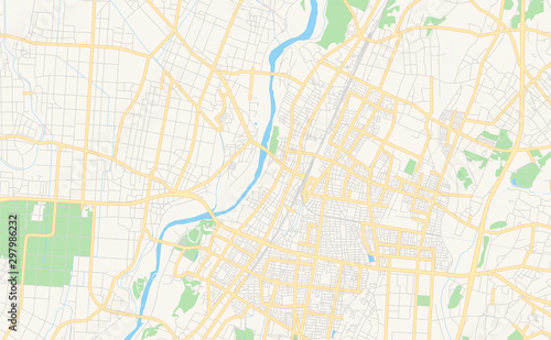 Printable street map of Oyama  Japan