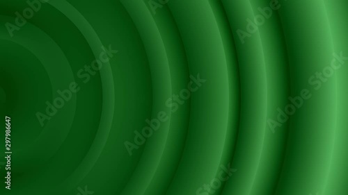 Wallpaper Mural Animated green circle wave ripples moving slowly from left to right. Seamless loop background motion graphics. Torontodigital.ca