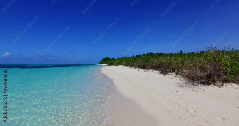 Pristine white beach with turquoise lagoon protected by environmentalist law of Thailand Pristine white beach with turquoise lagoon protected by environmentalist law of Thailand
