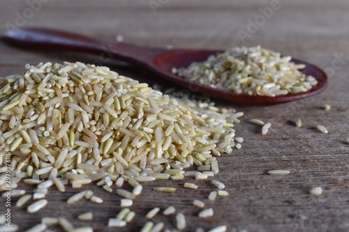 Organic rice, texture for background