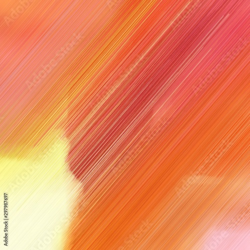Wallpaper Mural diagonal motion speed lines background or backdrop with coral, tomato and pale golden rod colors. good as wallpaper. square graphic with strong color Torontodigital.ca