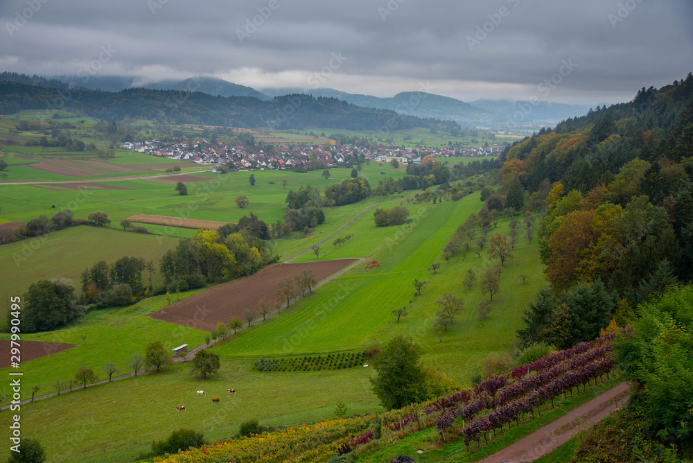 Blick von der Hochburg in Emmendingen im Schwarzwald
