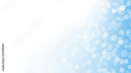hexagon geometric halftone screen web page size background eps10 vector illustration