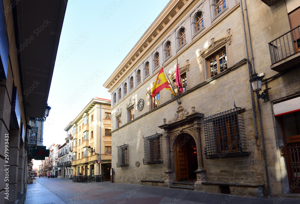 city hall of Jaca, Huesca province, Aragon Spain