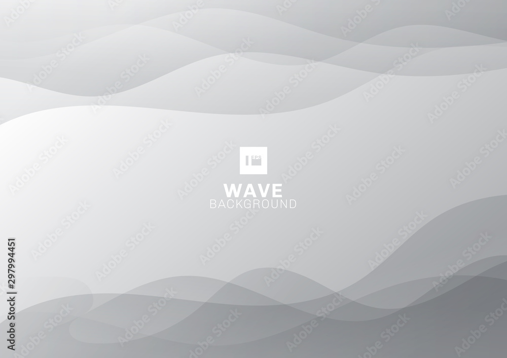 Abstract smooth wave gray gradient line overlapping on grey background and texture. Abstract smooth wave gray gradient line overlapping on grey background and texture.