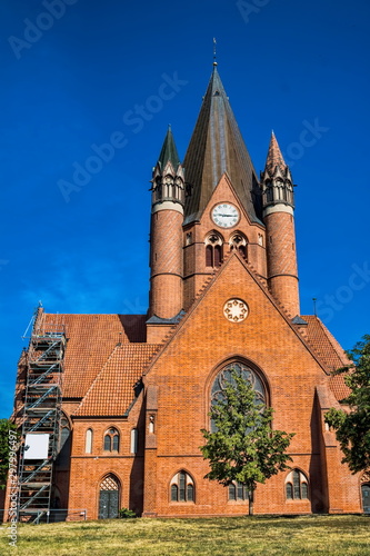 Obraz na płótnie pauluskirche in halle an der saale, deutschland w salonie