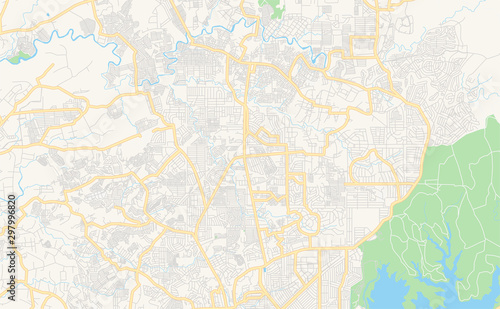 Printable street map of Caloocan  Philippines
