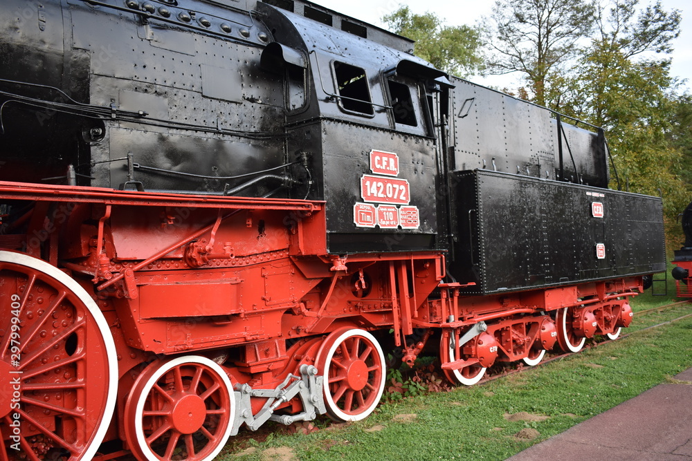 Old steam locomotive