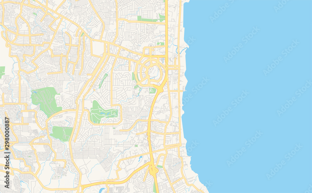 Printable street map of Muntinlupa, Philippines