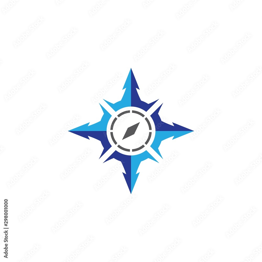 Compass logo template vector icon Compass logo template vector icon