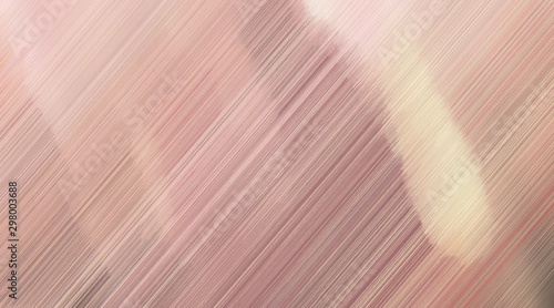diagonal motion speed lines background or backdrop with tan, antique fuchsia and pastel pink colors. dreamy digital abstract art