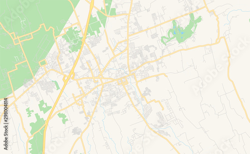Printable street map of Lipa, Philippines