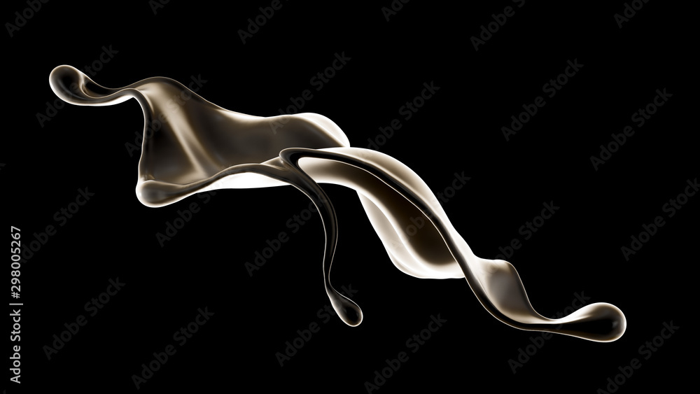 Splash fluid. 3d illustration, 3d rendering. Splash fluid. 3d illustration, 3d rendering.