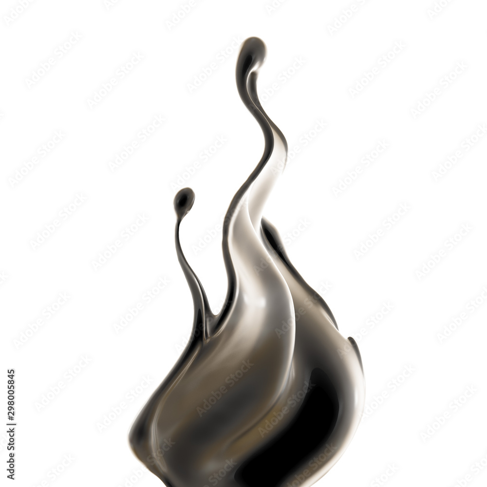 Splash fluid. 3d illustration, 3d rendering. Splash fluid. 3d illustration, 3d rendering.
