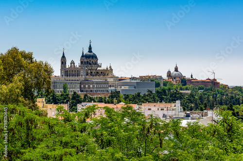 Almundena Cathedral located in the spanish capital Madrid