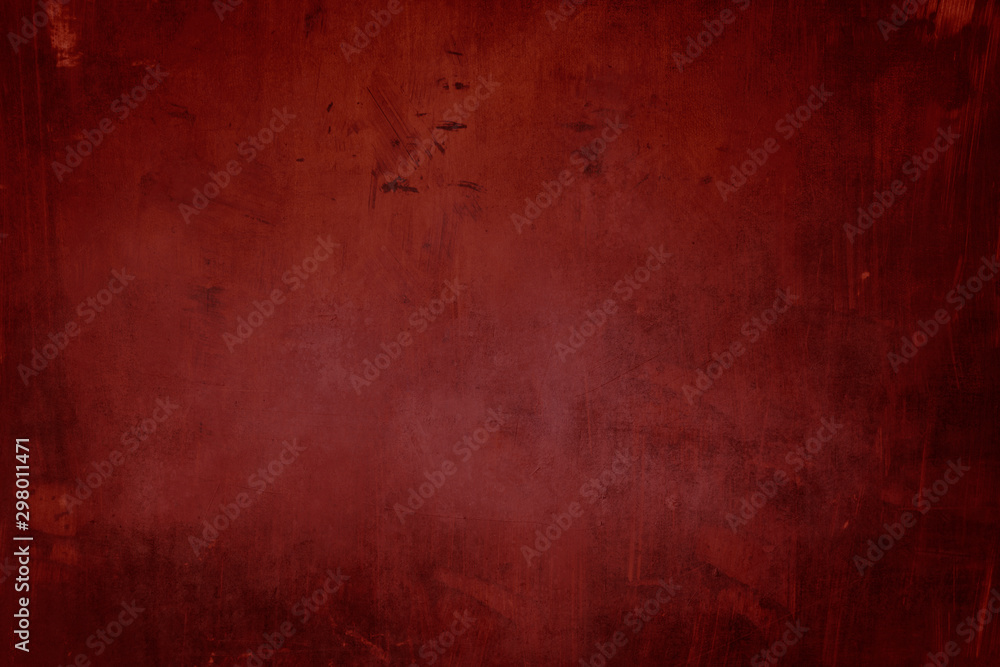 Old red wall background or texture