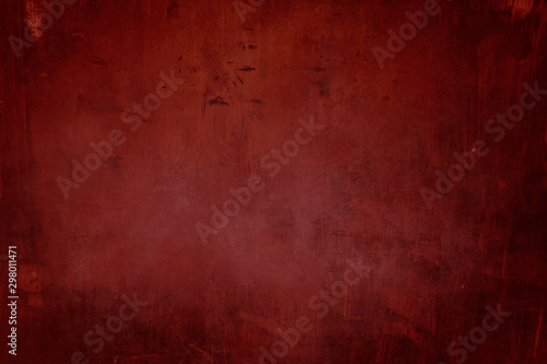 Old red wall background or texture