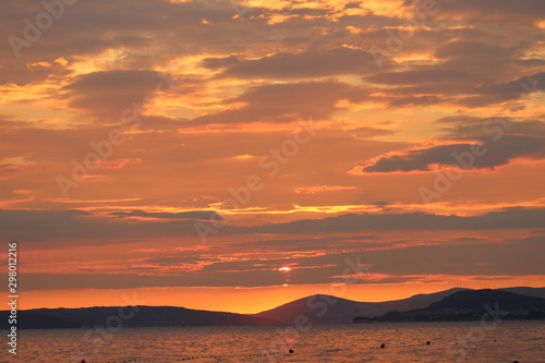 Zachód słońca nad Splitem