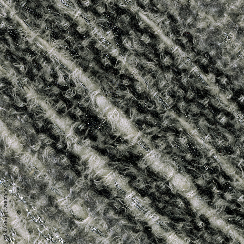 Close-up of handwoven woolen fabric texture Close-up of handwoven woolen fabric texture