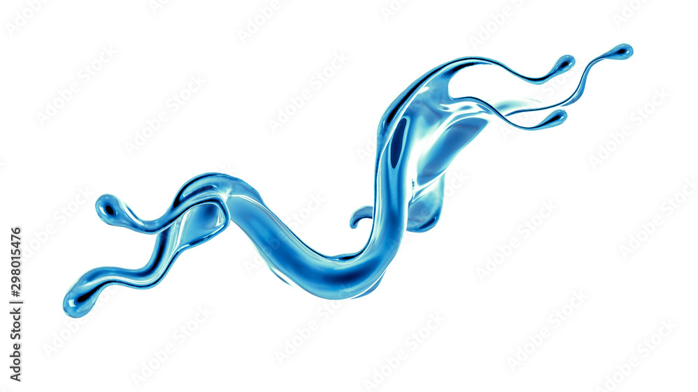 Splash fluid. 3d illustration, 3d rendering. Splash fluid. 3d illustration, 3d rendering.