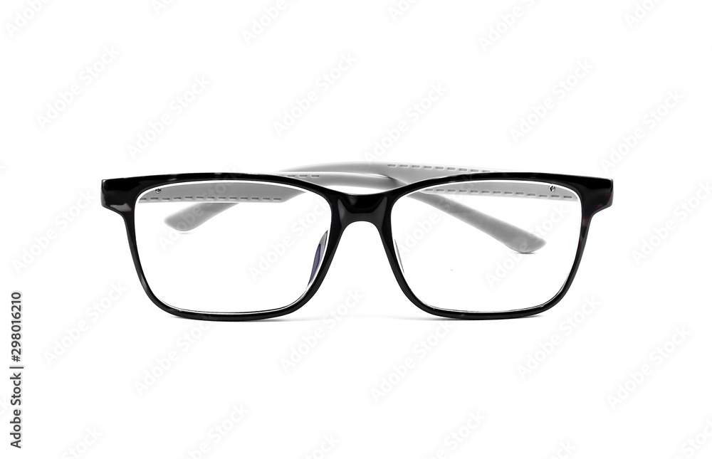 Fototapeta premium Eyeglasses isolated on a white background.