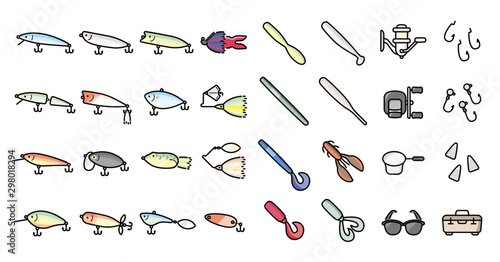 Angling and Fishing Lure Icon