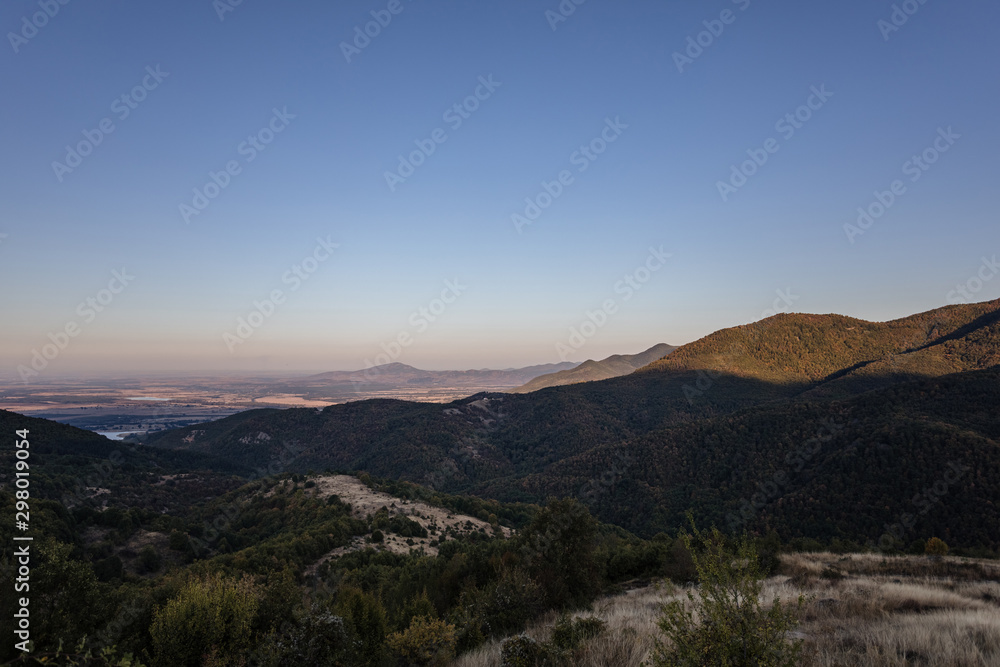 Panoramic view landscape from mountain, Bulgaria Panoramic view landscape from mountain, Bulgaria