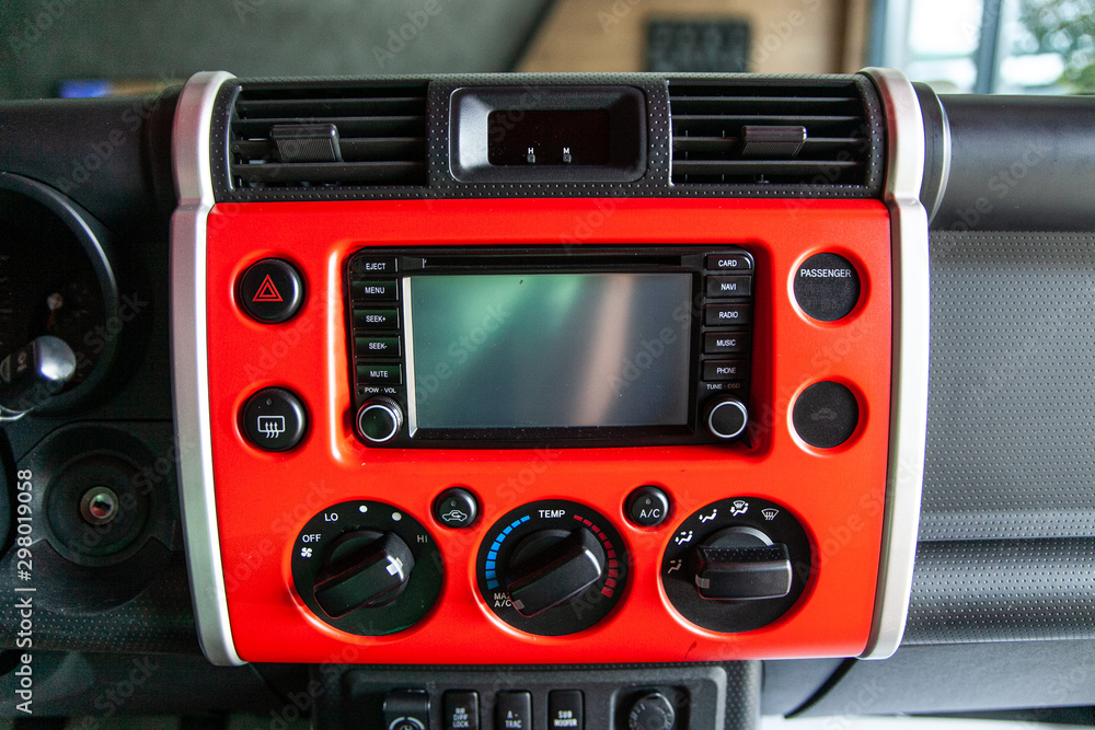 Fototapeta premium control panel with multimeter