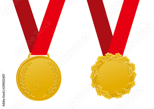 金メダル　フレームイラスト