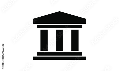 bank icon vector