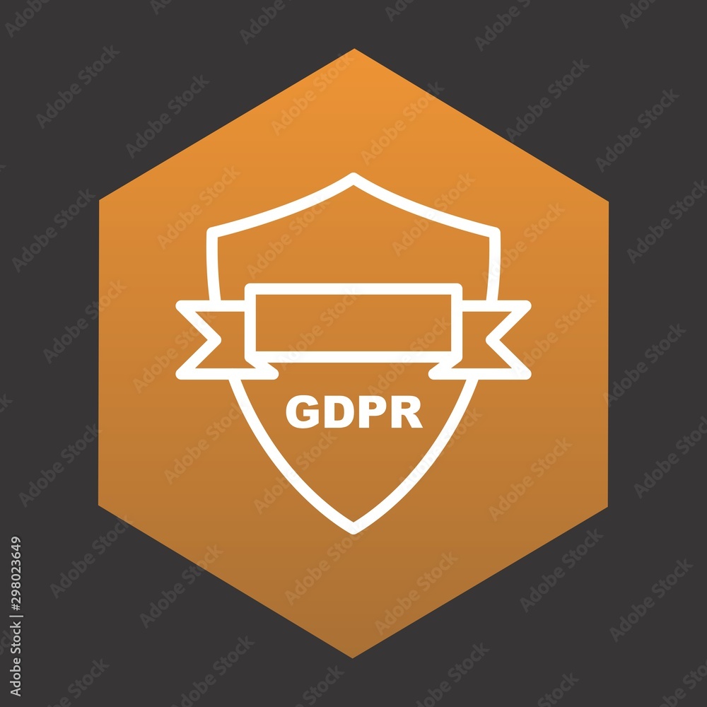 GDPR Security Shield Icon For Your Design,websites and projects. GDPR Security Shield Icon For Your Design,websites and projects.