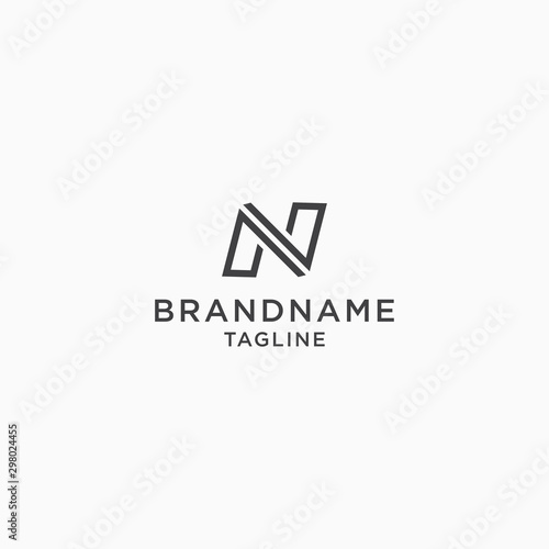 Letter N Abstract Logo Icon Design Template Vector Illustration
