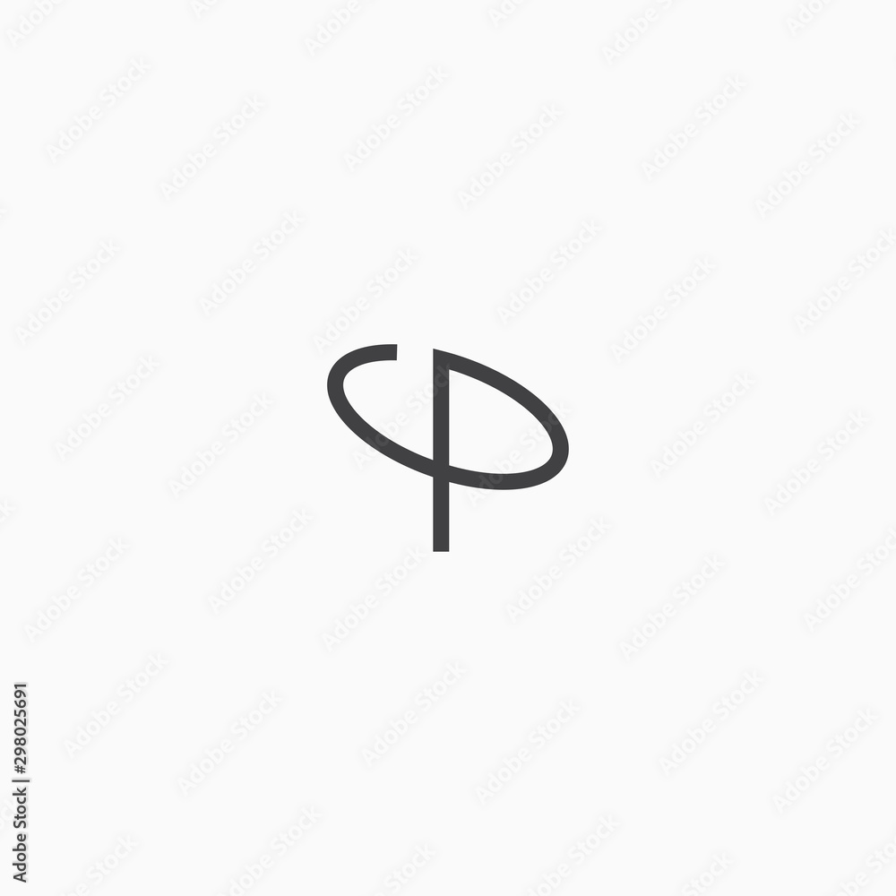 Letter P initial Abstract Logo Icon Design Template Vector Illustration Letter P initial Abstract Logo Icon Design Template Vector Illustration