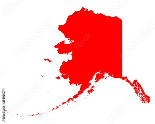 Karte von Alaska