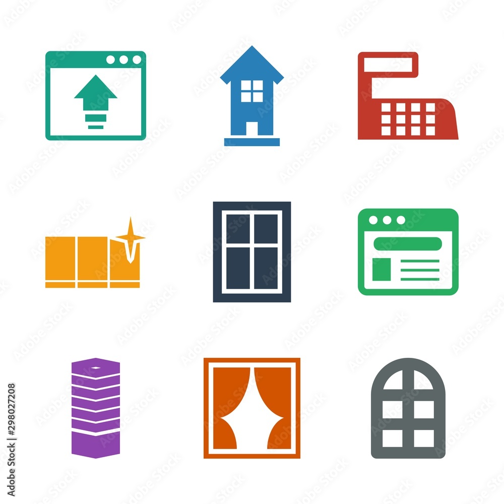 9 window icons 9 window icons