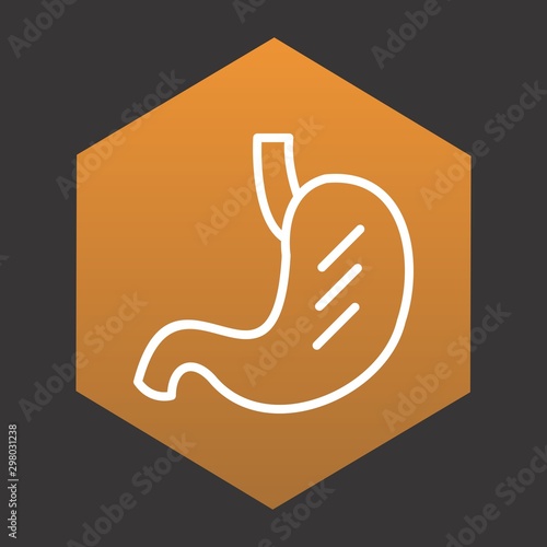 Stomach Icon For Your Design,websites and projects.