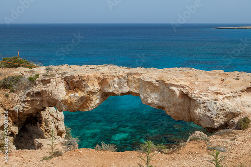 Rock and sea, a Stone Bridge of love Cyprus © Дмитрий 