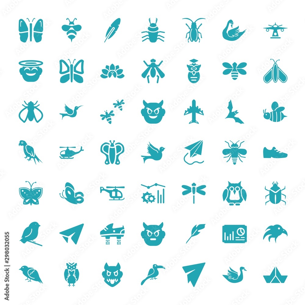 Fototapeta premium wing icons