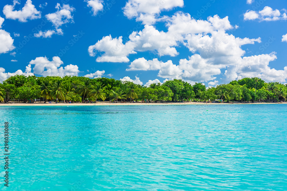 Fototapeta premium beautiful seascape of the caribbean