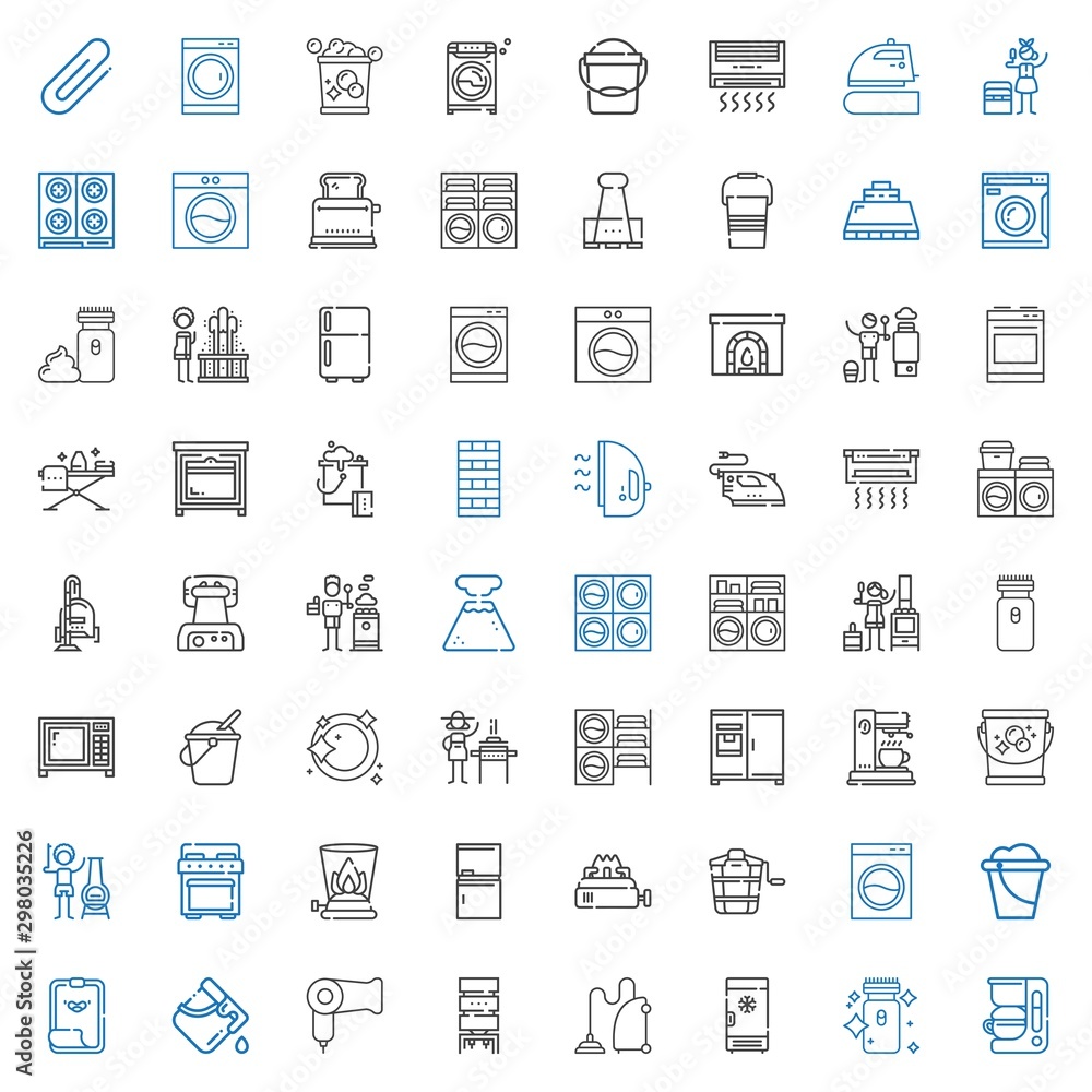 appliance icons set appliance icons set