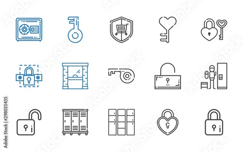 password icons set