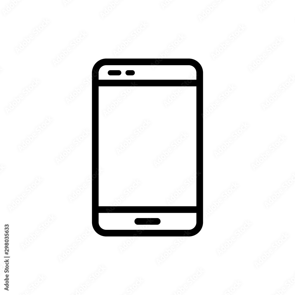Smartphone icon vector desin template Smartphone icon vector desin template