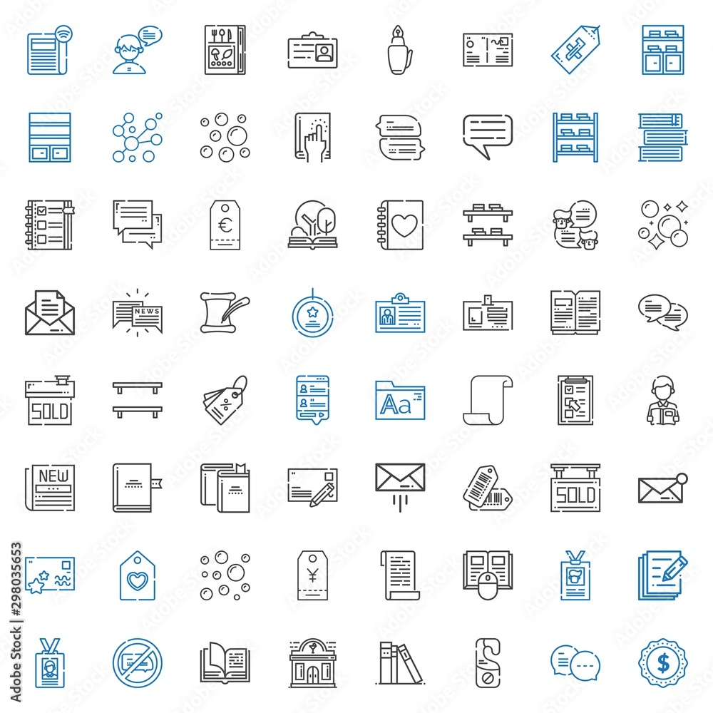 text icons set text icons set