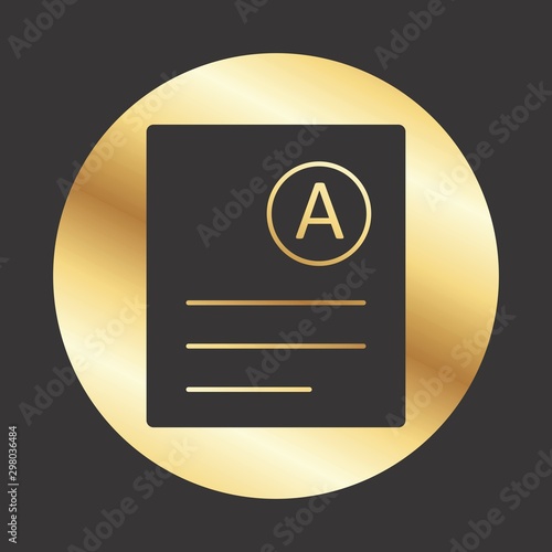 A Grade Icon For Your Design,websites and projects.